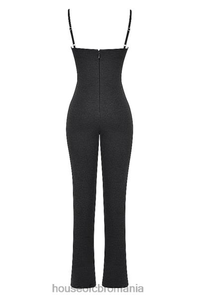 îmbrăcăminte House of CB salopeta luisa charcoal loungewear X4F68885