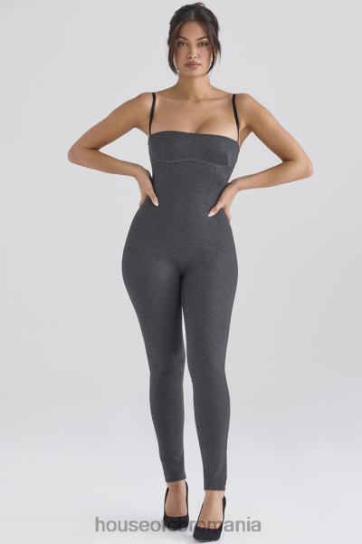 îmbrăcăminte House of CB salopeta luisa charcoal loungewear X4F68885