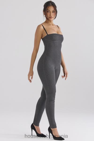 îmbrăcăminte House of CB salopeta luisa charcoal loungewear X4F68885