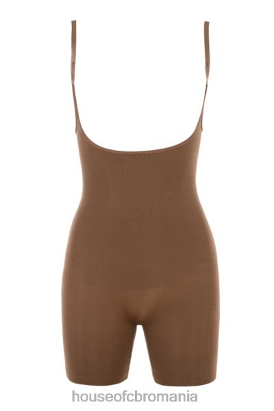 îmbrăcăminte House of CB Body sculptat la mijlocul coapsei moca X4F681276