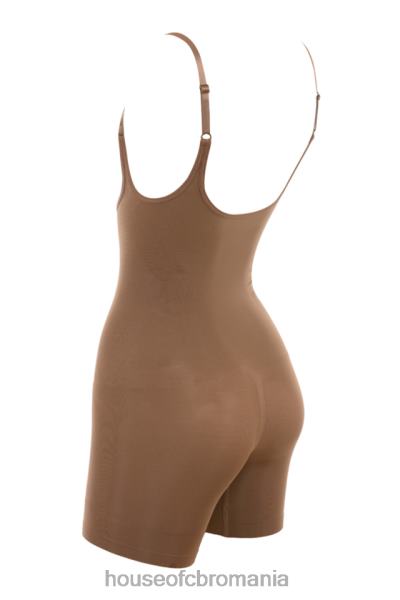 îmbrăcăminte House of CB Body sculptat la mijlocul coapsei moca X4F681276