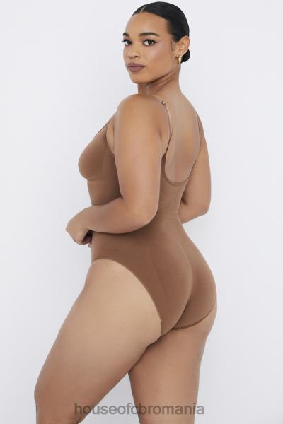 îmbrăcăminte House of CB Sculpting mocha body complet scurt X4F681272