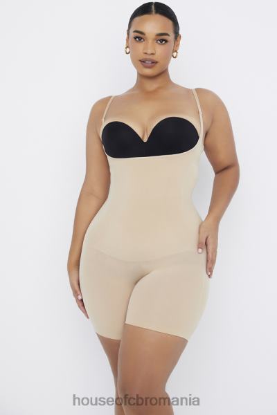 îmbrăcăminte House of CB body sculptat mijlocul coapsei migdale X4F681278