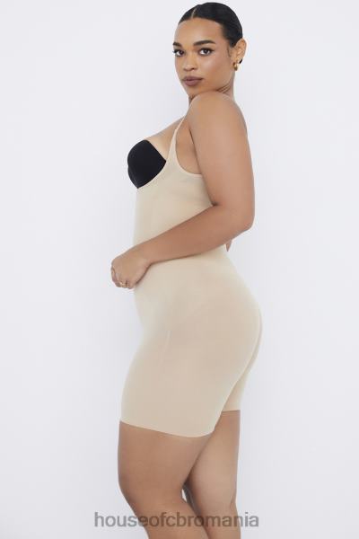 îmbrăcăminte House of CB body sculptat mijlocul coapsei migdale X4F681278