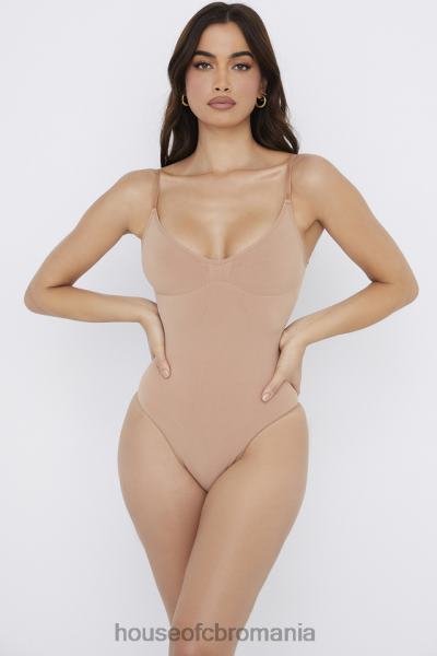 îmbrăcăminte House of CB body sculpting tanga cafe au lait X4F681265