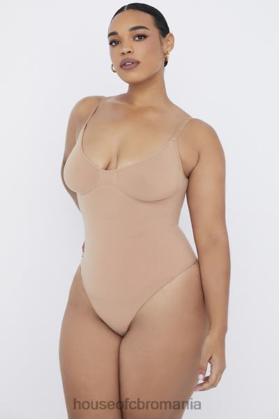 îmbrăcăminte House of CB body sculpting tanga cafe au lait X4F681265