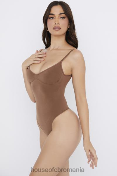 îmbrăcăminte House of CB body tanga sculpting moka X4F681264