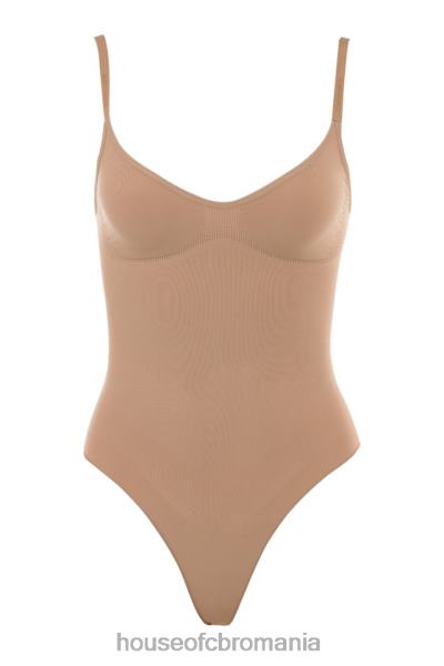 îmbrăcăminte House of CB sculpting body slip intreg cafe au lait X4F681273