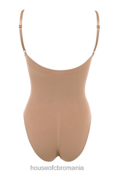 îmbrăcăminte House of CB sculpting body slip intreg cafe au lait X4F681273