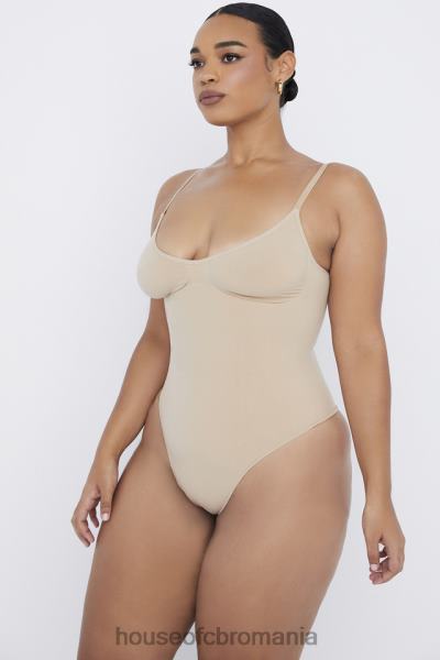 îmbrăcăminte House of CB sculpting tanga body almond X4F681266