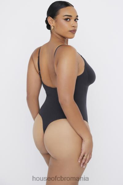 îmbrăcăminte House of CB sculpting thong bodysuit ink X4F681263