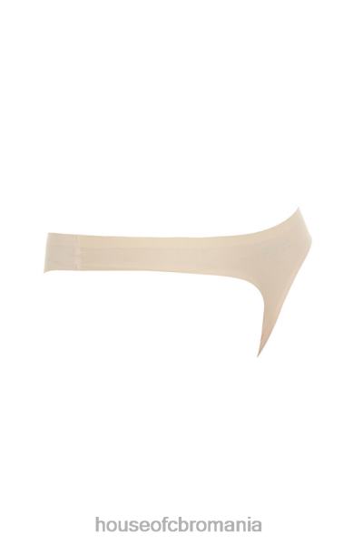 îmbrăcăminte House of CB tanga micromodal bej fără cusături X4F681296