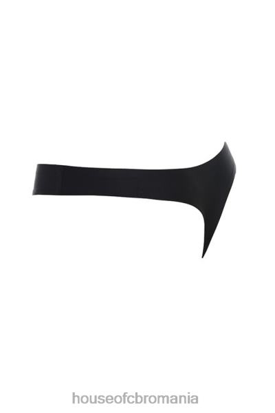 îmbrăcăminte House of CB tanga micromodal fara cusaturi - negru X4F681295