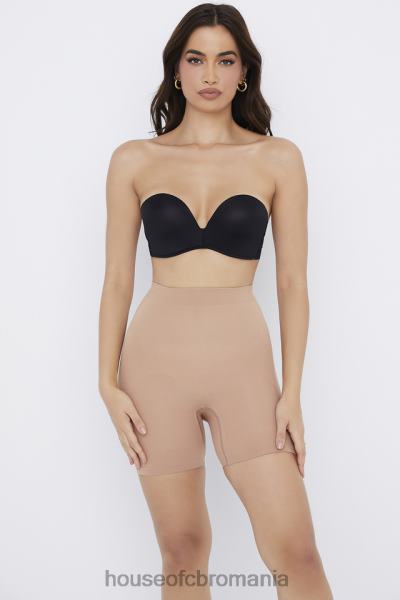 îmbrăcăminte House of CB sculpting shorts cafe au lait X4F681261