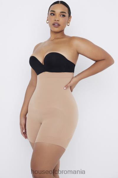 îmbrăcăminte House of CB sculpting shorts cafe au lait X4F681261