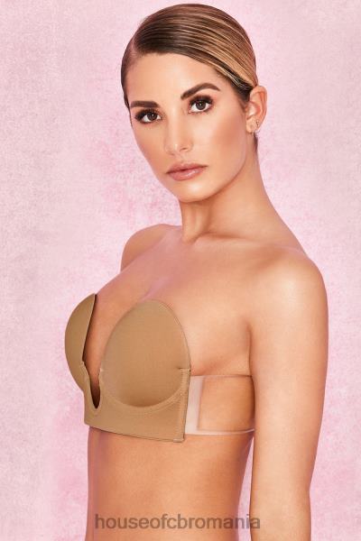 îmbrăcăminte House of CB sutien auto adeziv plonjat u - caramel X4F681291