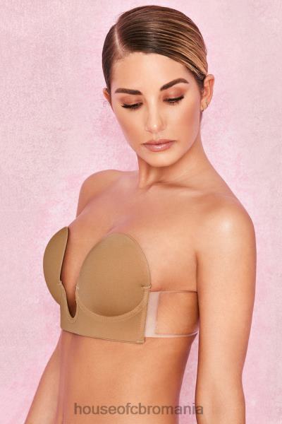 îmbrăcăminte House of CB sutien auto adeziv plonjat u - caramel X4F681291