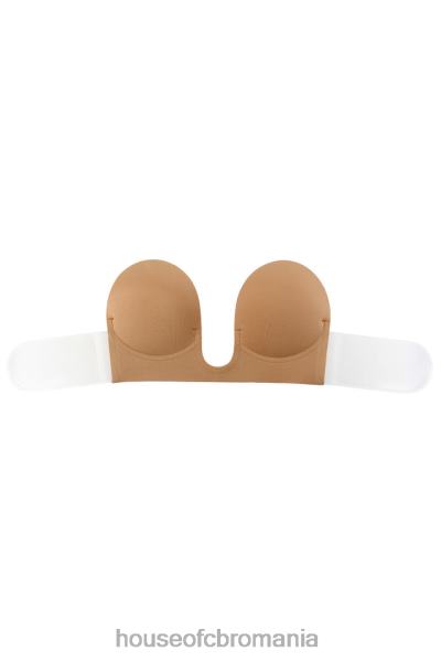 îmbrăcăminte House of CB sutien auto adeziv plonjat u - caramel X4F681291