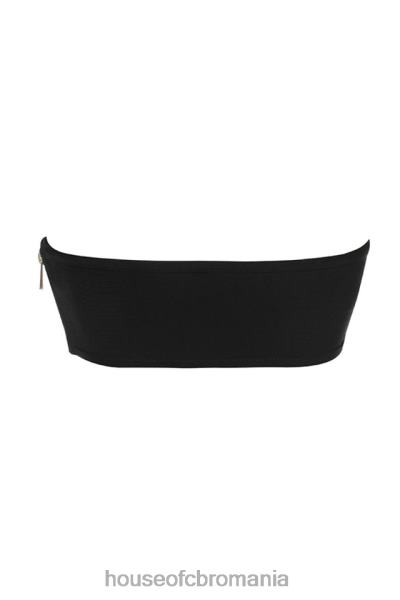 îmbrăcăminte House of CB sutien fără bretele bandaj negru gol X4F681312