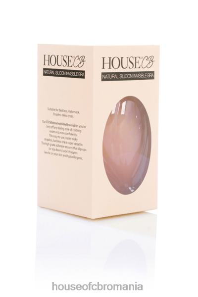 îmbrăcăminte House of CB sutien invizibil cu închidere frontală din silicon - bej X4F681320