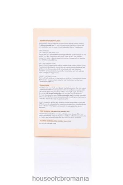 îmbrăcăminte House of CB sutien invizibil cu închidere frontală din silicon - bej X4F681320