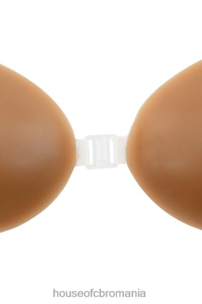 îmbrăcăminte House of CB sutien invizibil cu închidere frontală din silicon - caramel X4F681283