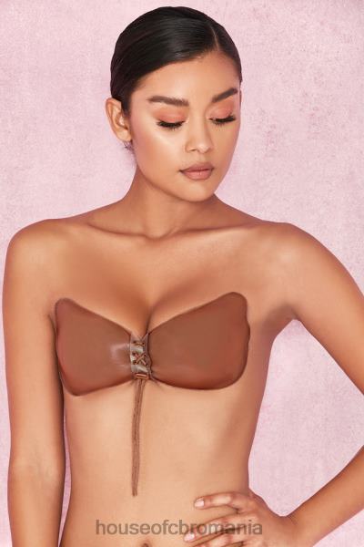 îmbrăcăminte House of CB sutien invizibil push up silicon - caramel X4F681281