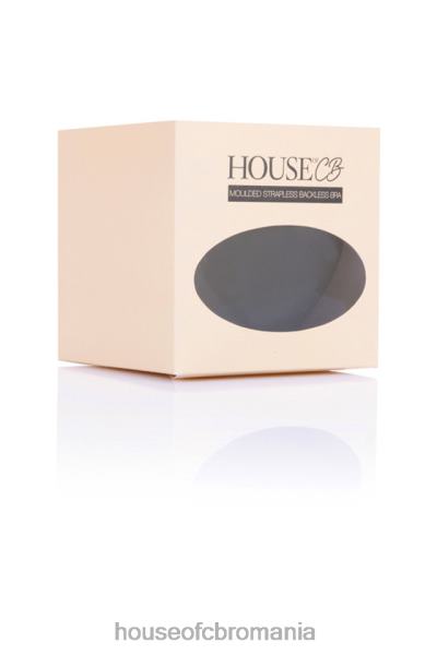 îmbrăcăminte House of CB sutien lipicios mulat, fără bretele, fără spate - negru X4F681316