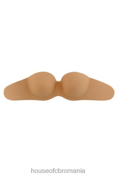 îmbrăcăminte House of CB sutien lipicios mulat fără bretele și fără spate - caramel X4F681279