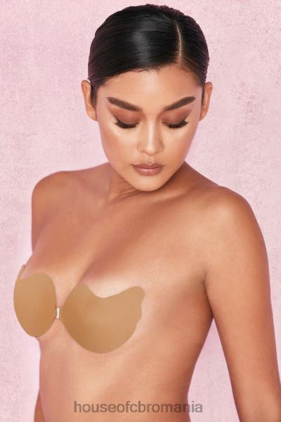 îmbrăcăminte House of CB sutien v microfibră mulata cu închidere în față - caramel X4F681280