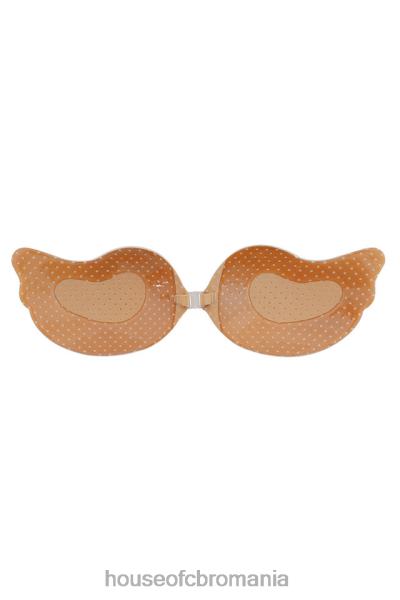îmbrăcăminte House of CB sutien v microfibră mulata cu închidere în față - caramel X4F681280