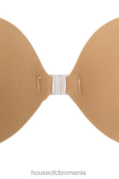 îmbrăcăminte House of CB sutien v microfibră mulata cu închidere în față - caramel X4F681280