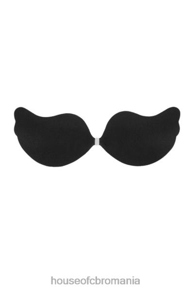 îmbrăcăminte House of CB sutien v microfibră mulata cu închidere în față - negru X4F681319