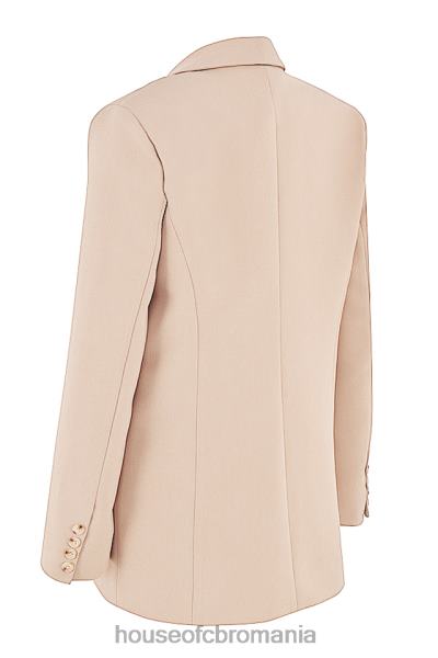 îmbrăcăminte House of CB blazer supradimensionat marta latte X4F681043