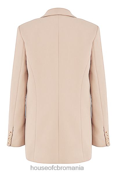 îmbrăcăminte House of CB blazer supradimensionat marta latte X4F681043