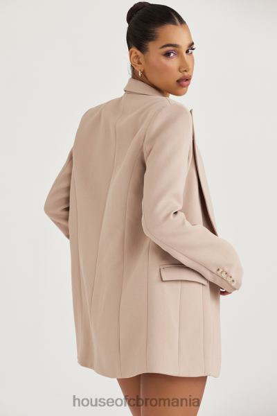 îmbrăcăminte House of CB blazer supradimensionat marta latte X4F681043