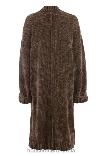 îmbrăcăminte House of CB cardigan celine ciocolată chenille X4F681048