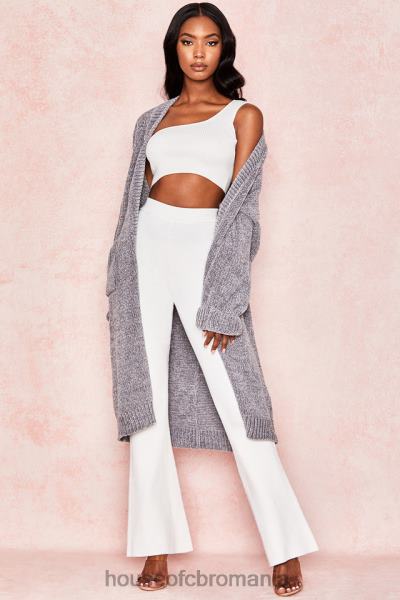 îmbrăcăminte House of CB cardigan celine grey chenille slouchy X4F681053