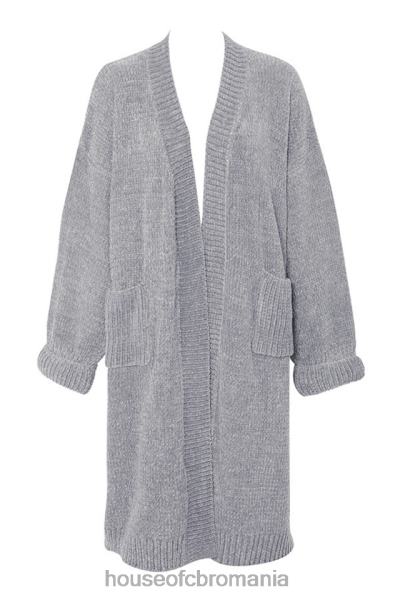 îmbrăcăminte House of CB cardigan celine grey chenille slouchy X4F681053