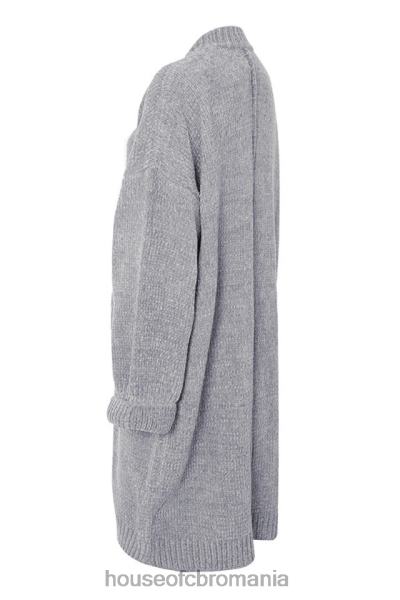 îmbrăcăminte House of CB cardigan celine grey chenille slouchy X4F681053
