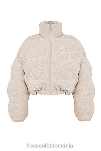 îmbrăcăminte House of CB jachetă puf în formă de c pascal opal tricot X4F681033