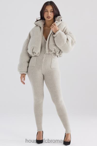 îmbrăcăminte House of CB jachetă puf în formă de c pascal opal tricot X4F681033