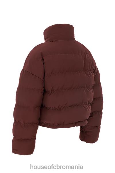 îmbrăcăminte House of CB jachetă puf oversize în formă de c hero chocolate X4F681047