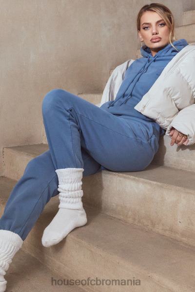 îmbrăcăminte House of CB jachetă puf oversize în formă de c hero ivory X4F681046