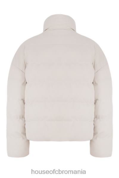îmbrăcăminte House of CB jachetă puf oversize în formă de c hero ivory X4F681046