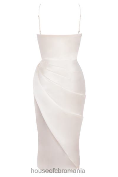 îmbrăcăminte House of CB rochie corset balcon satin ivoire reva X4F68621