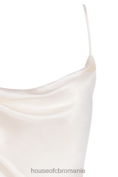 îmbrăcăminte House of CB rochie corset balcon satin ivoire reva X4F68621