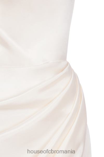 îmbrăcăminte House of CB rochie corset balcon satin ivoire reva X4F68621