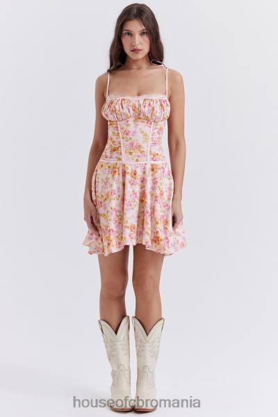 îmbrăcăminte House of CB rochie corset cu imprimeu lavanda deschisa alejandra X4F68244