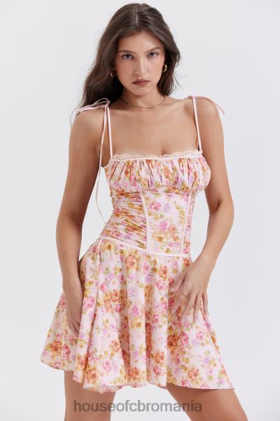 îmbrăcăminte House of CB rochie corset cu imprimeu lavanda deschisa alejandra X4F68244